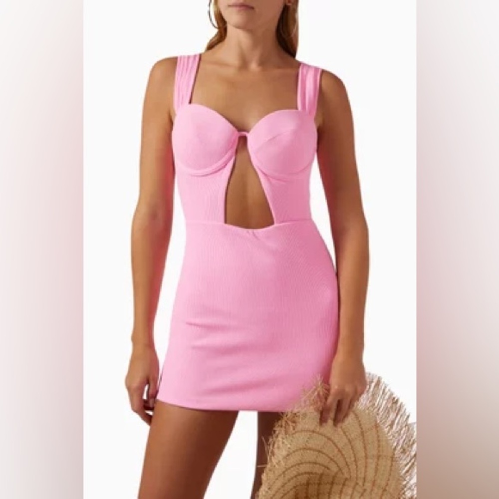 NWT Arabella London Muse Minidress- Strawberry- Medium $422 Retail